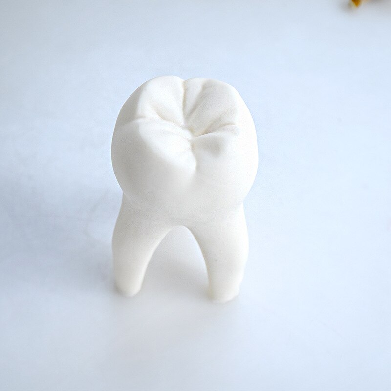 Artistic DIY Tooth Shape Unique Candle Mold