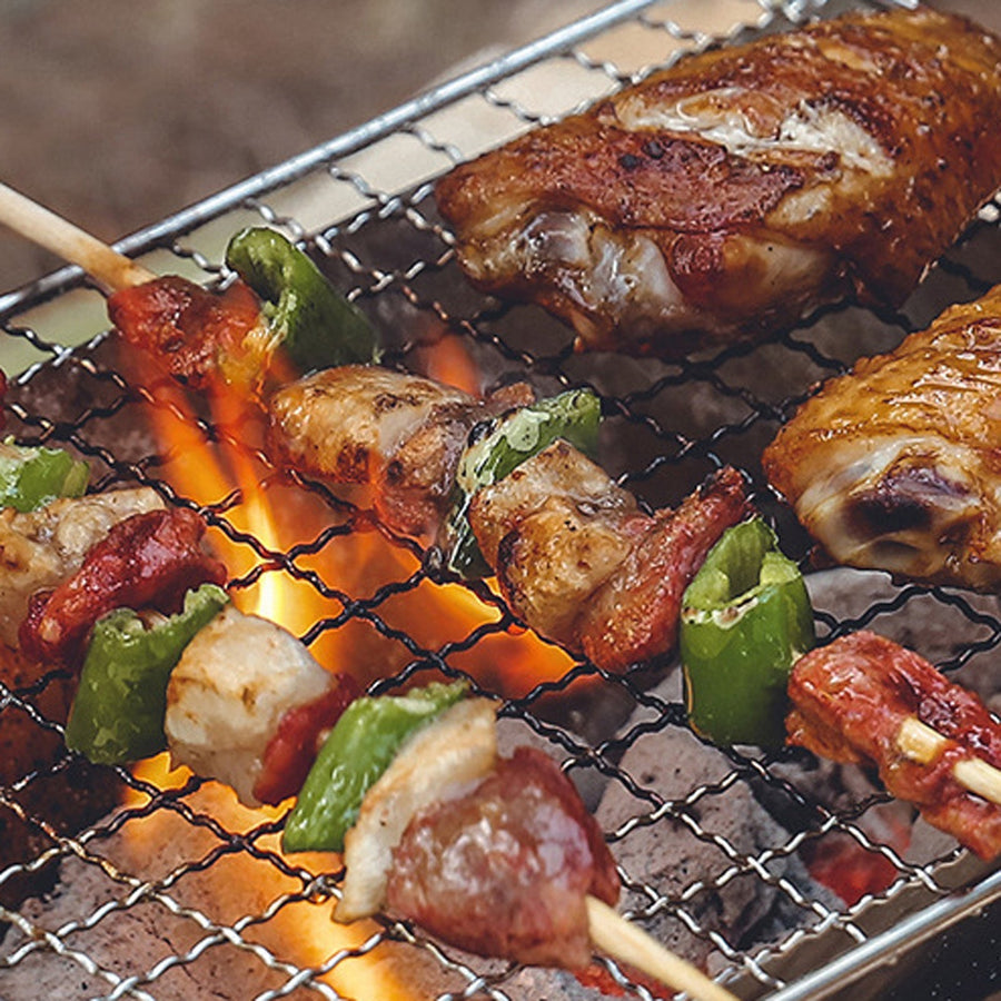 Camping Foldable Charcoal Grill - Image 8