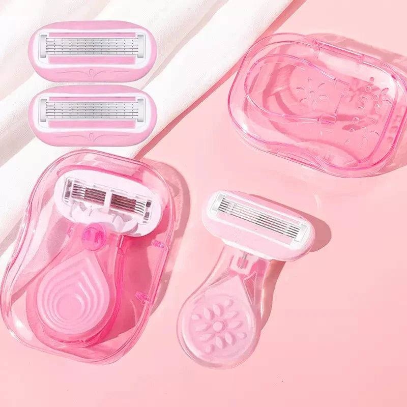 Compact Pink Lady Protective Razor Set - Image 0