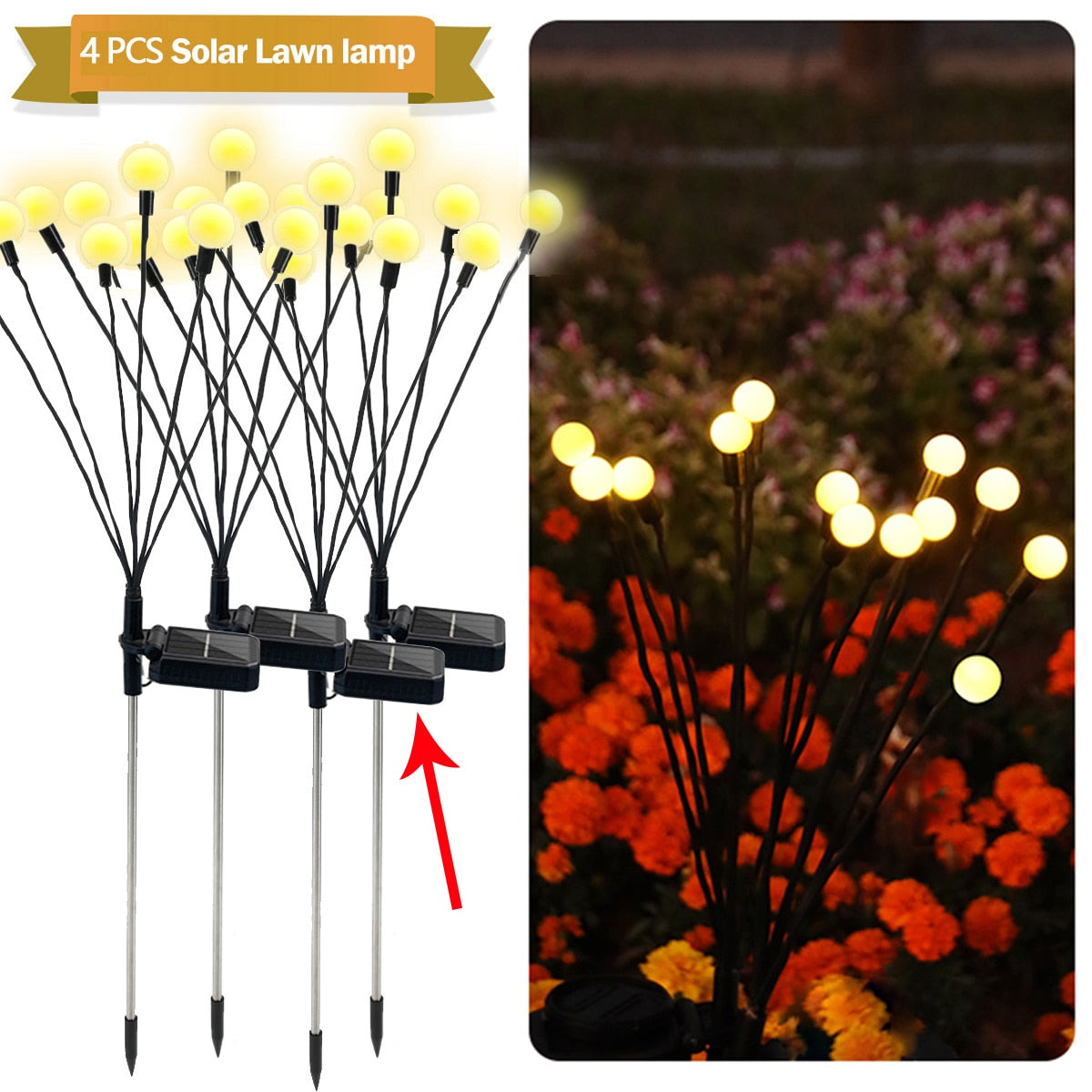 Firefly Garden Solar LED Outdoor Lights