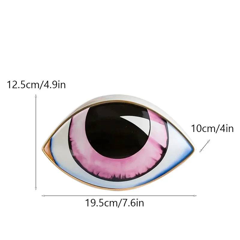 Mystic Eye Sculpture Ceramic Home Decor - Image 8