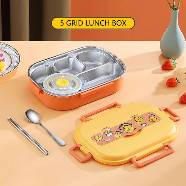 Insulated Divider Stainless Steel Lunchbox Set - Image 11