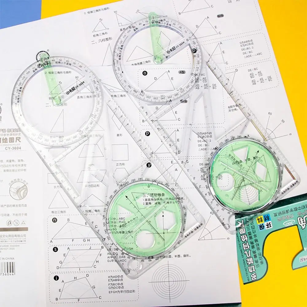 Math Genius Multi-Angle Drawing Precision Ruler - Image 4