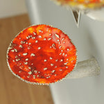 Mushroom Shape Floating Resin Wall Shelf