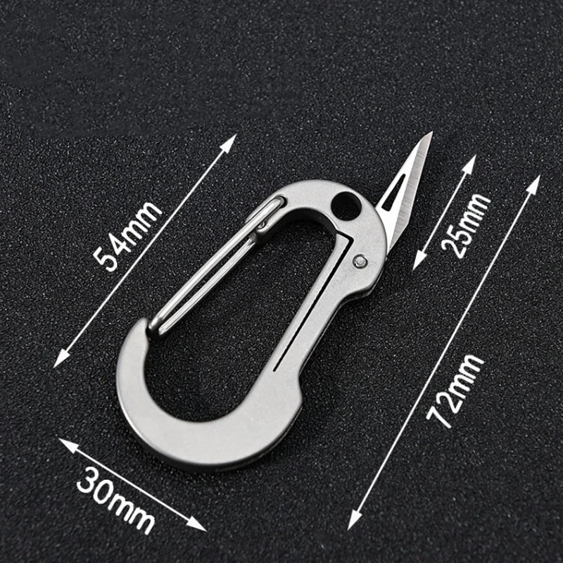Titanium Alloy EDC Multi-Tool Keychain Knife - Image 5