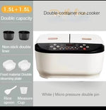 All-In-One Double Container Intelligent Electric Rice Cooker