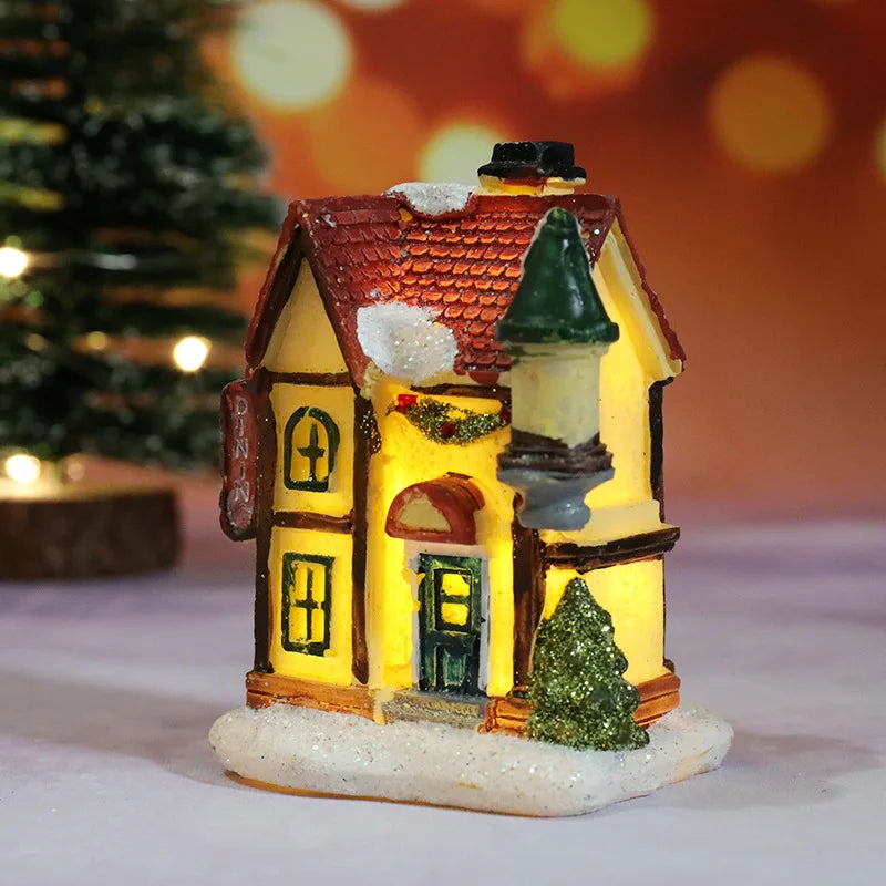 Winter Dreams LED Christmas House Figurines - Image 12