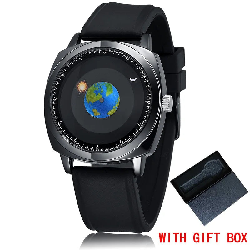 Rotating Earth Galactic Quartz Watch - Image 8