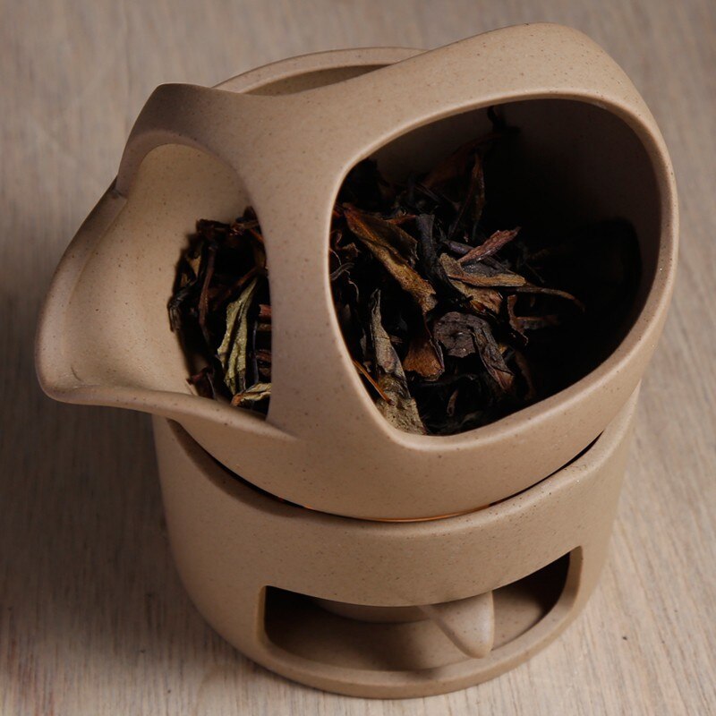 Japanese Style Simple Candle Tea Warmer Pot - Image 3