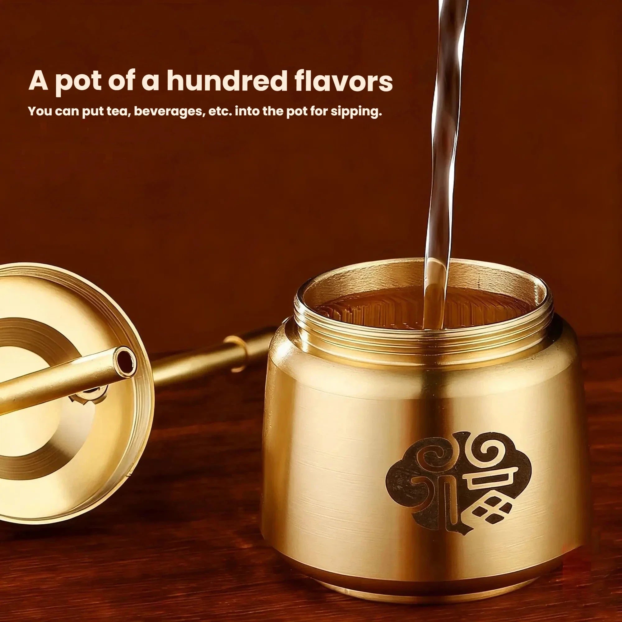 Artisan Brass Pipe Aromatherapy Incense Burner - Image 4