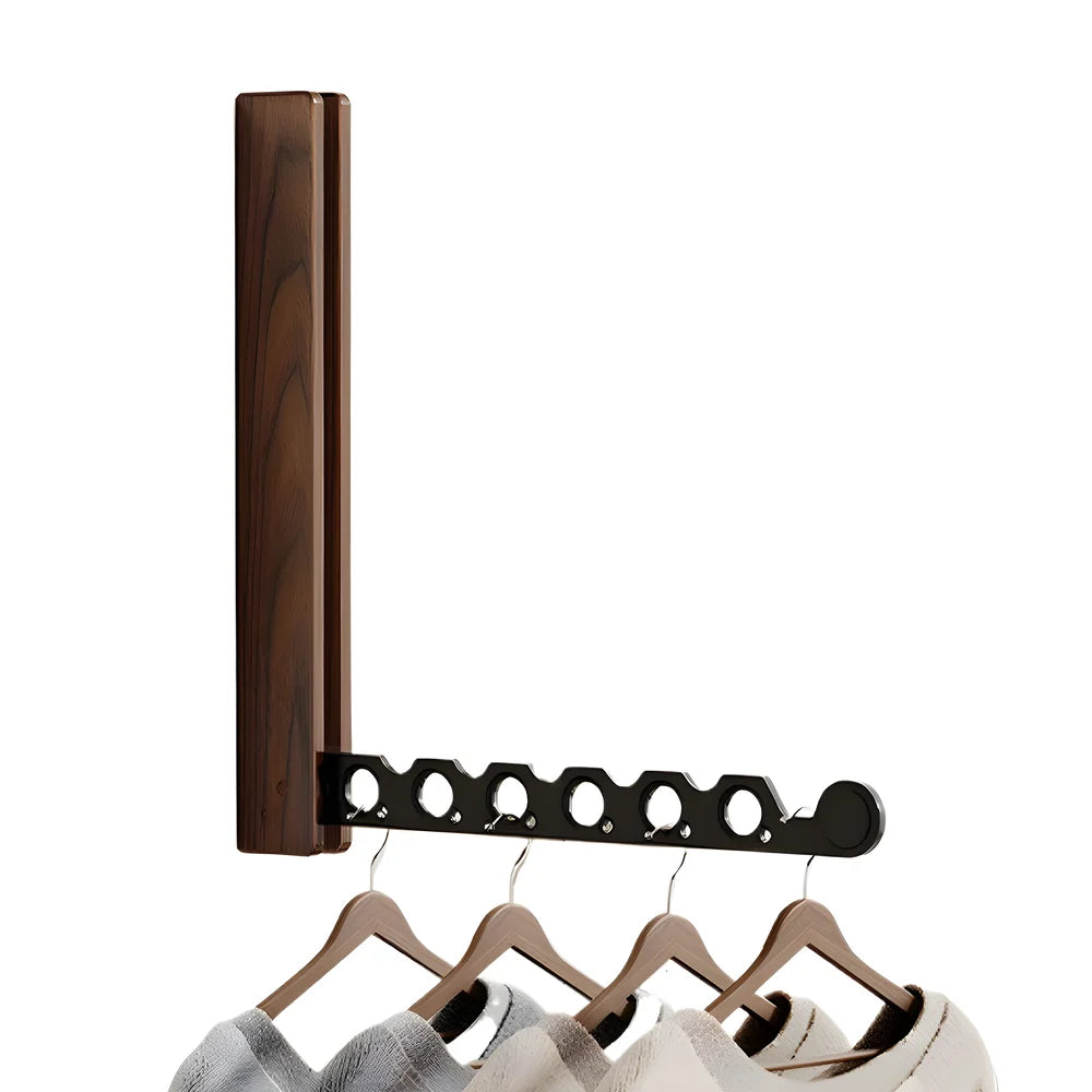 Scandinavian Style Foldable Hanging Clothes Rack - Image 3