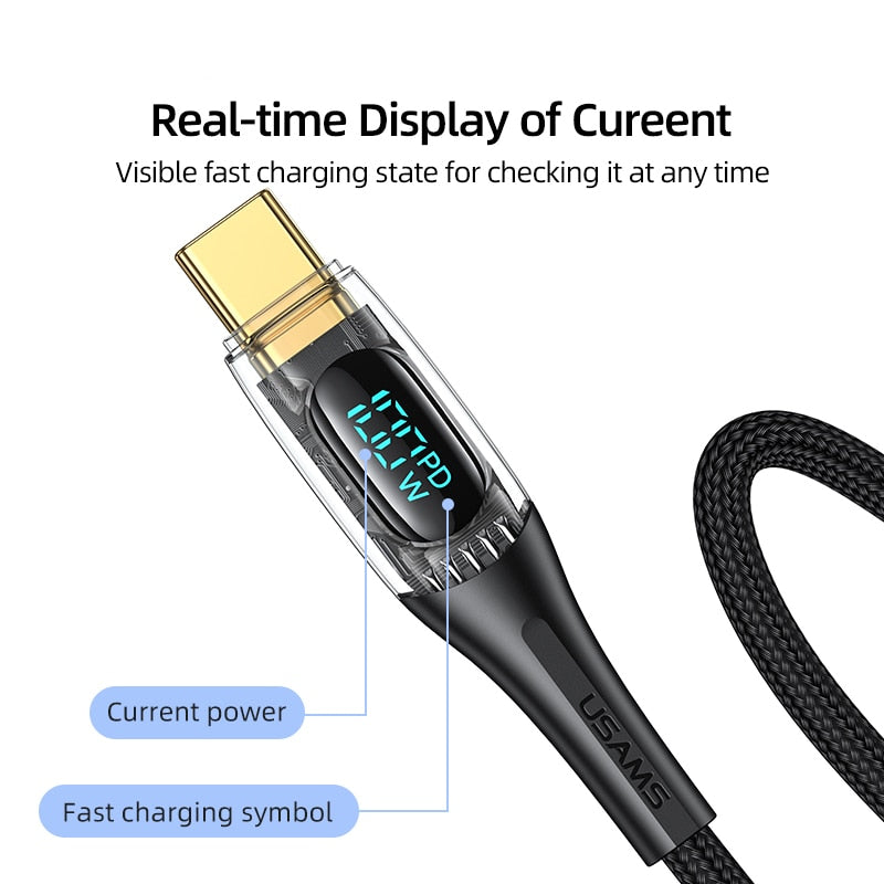 Turbo Connect Led Display Fast Phone Charging Cable - Image 4