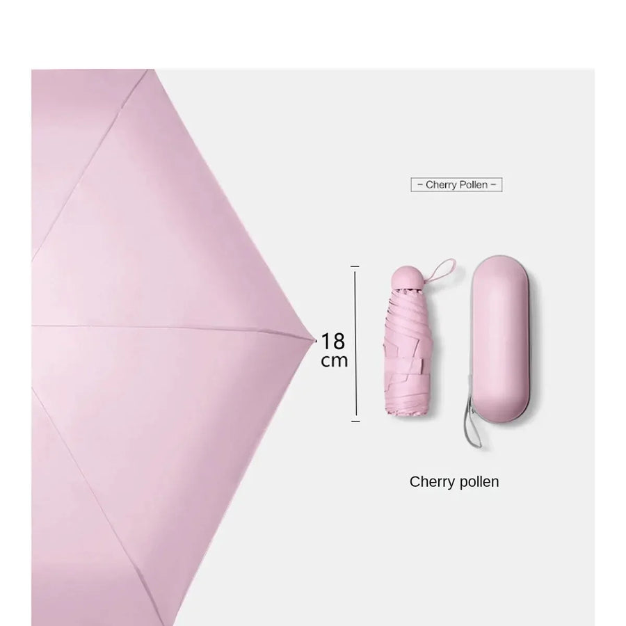 Mini Sunshade Rain Protection Minimal Umbrella - Image 4