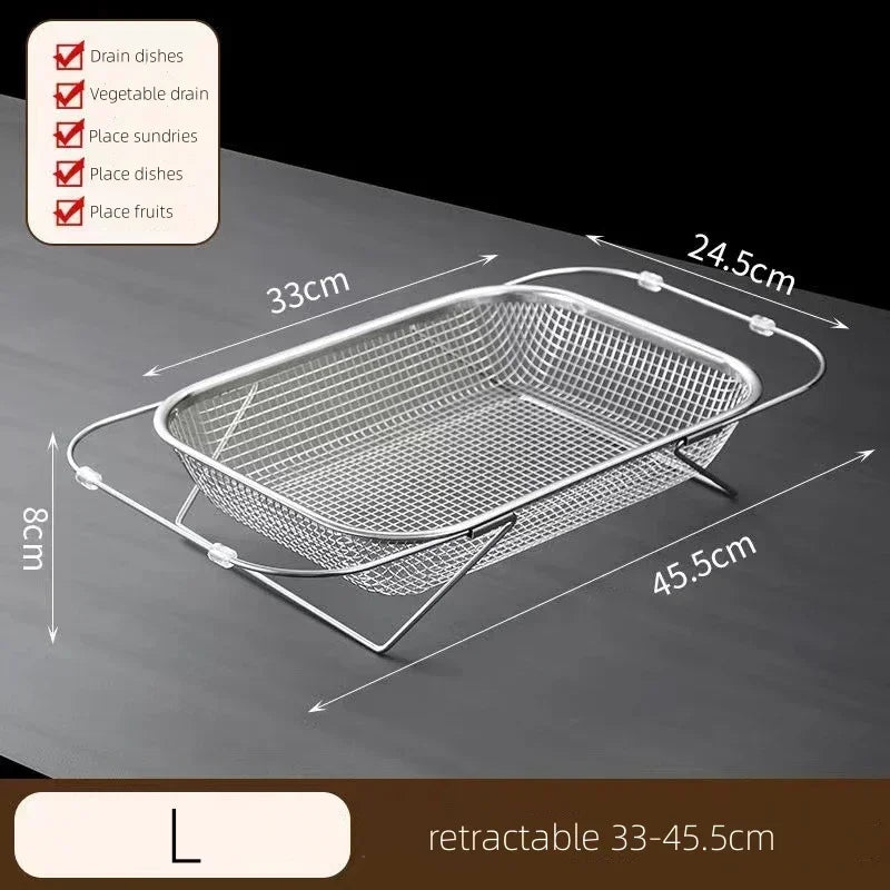 Space-Saving Over-Sink Mesh Strainer Rack - Image 9