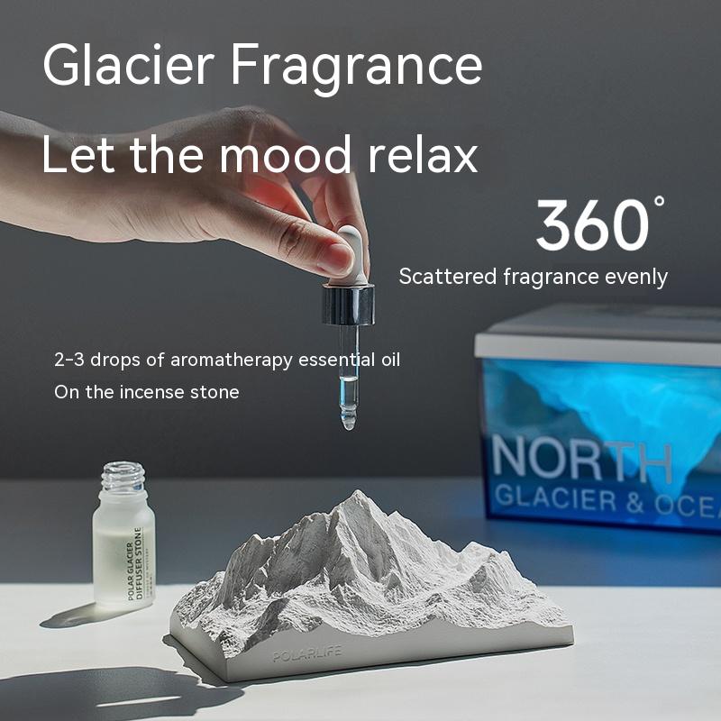 Iceberg Aromatherapy Bluetooth Speaker Night Lamp - Image 3