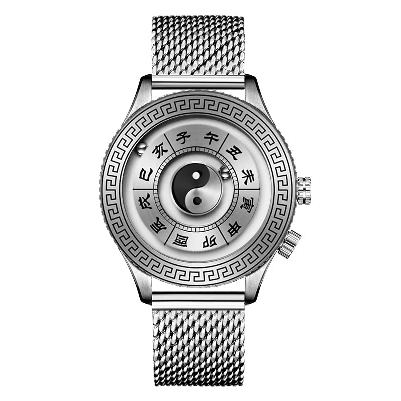 Magnetic Ying Yang Levitation Elegant Watch