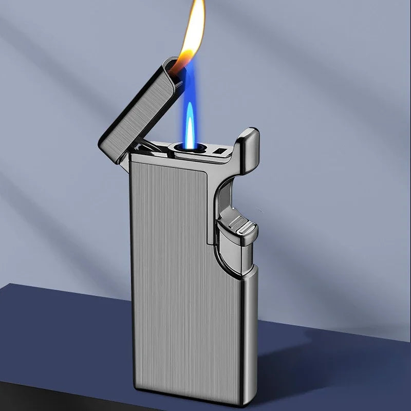 Metal Double Fire Jet Butane Lighter - Image 0