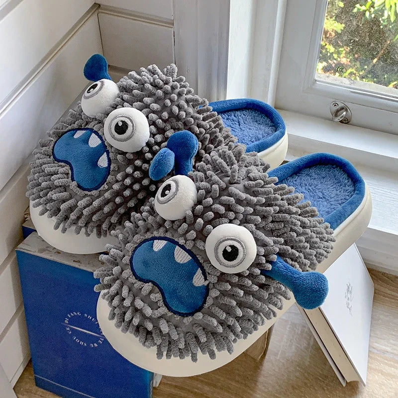 Silly Monster Plush Slippers - Image 9