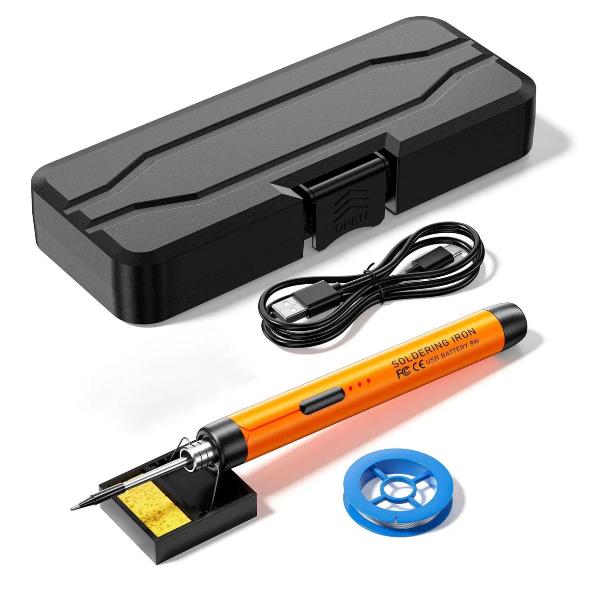 Portable USB Soldering DIY Iron Kit