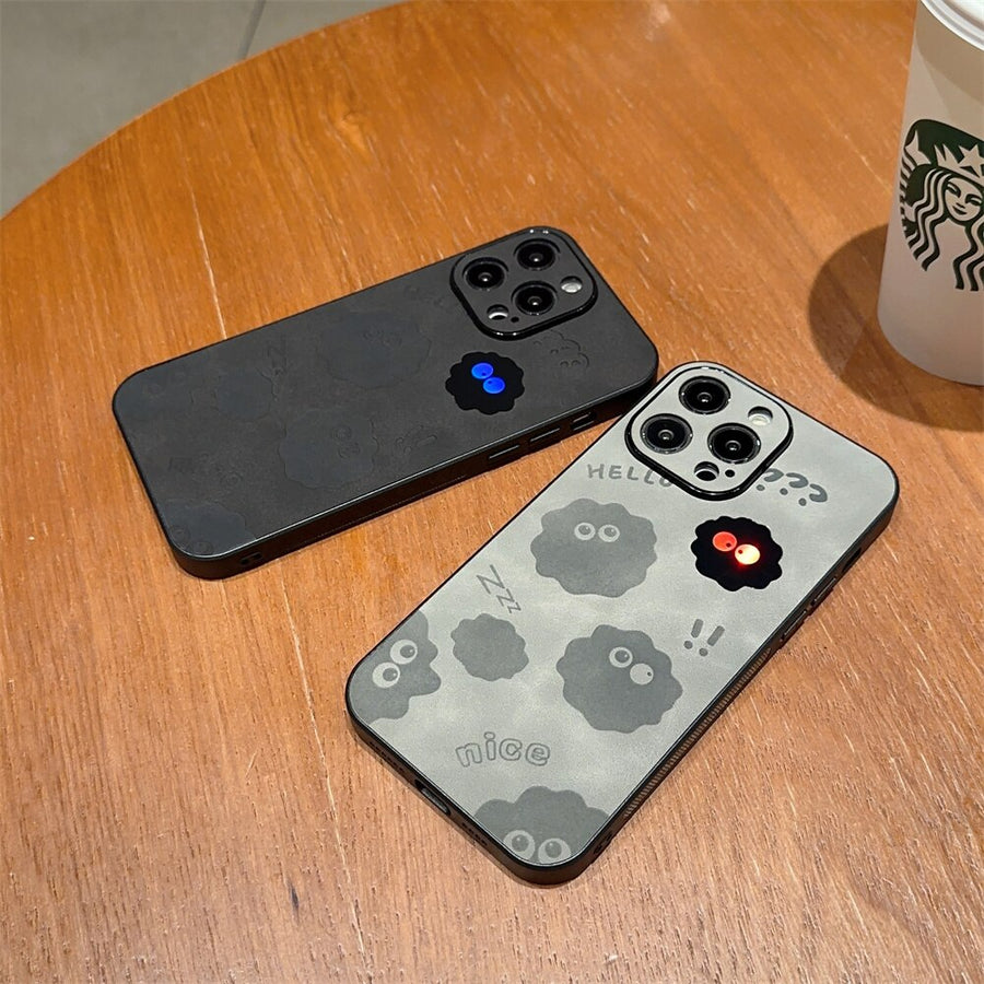 Cute Monster Shockproof Leather iPhone Case - Image 7