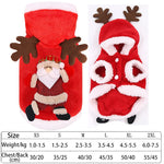 Santa Claus Home Winter Pet Costumes