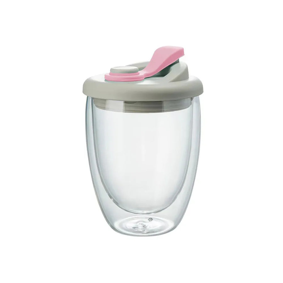 Leak-Proof Double Wall Glass Transparent Mug - Image 7