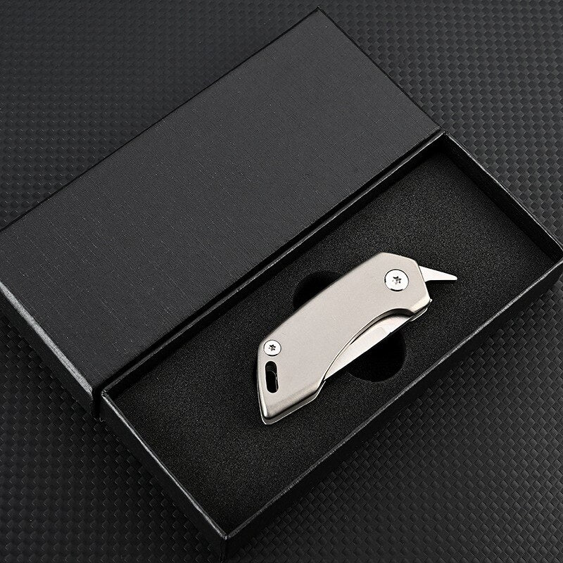 Titanium Alloy Pocket Keychain Knife - Image 1