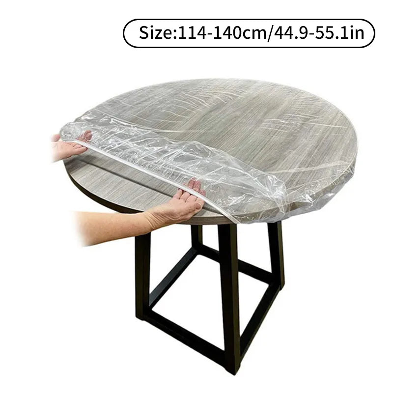 Transparent PVC Waterproof Long Life Protective Table Cover - Image 8