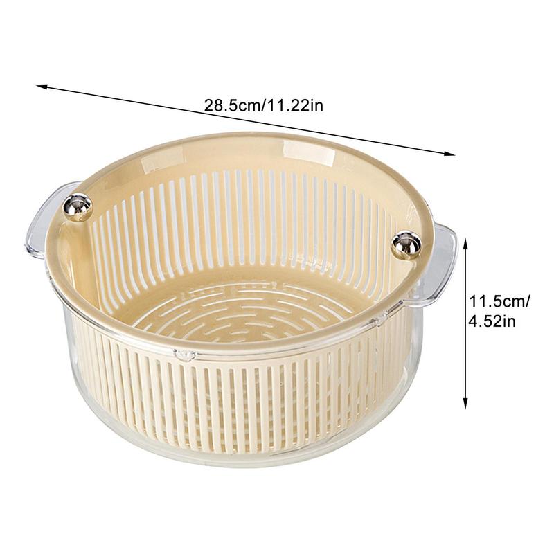 Manual Spin Vegetable Drainer Basket - Image 5