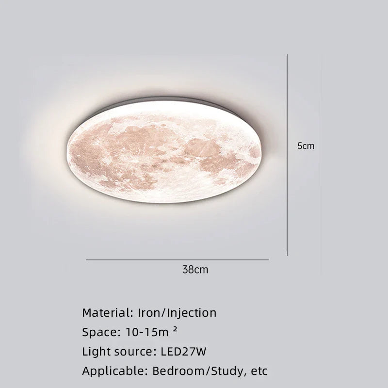 Moon Surface Artistic Modern Ceiling Lamp - Image 7