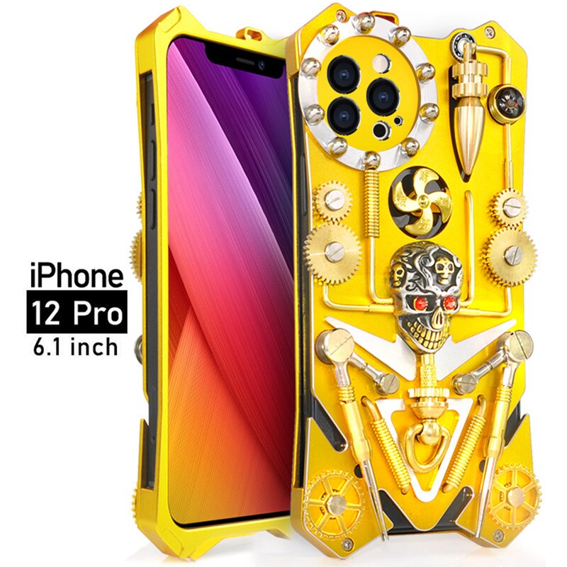 Mechanic Skull Cyberpunk Style iPhone Case - Image 9