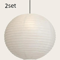 Japanese Style Paper Lantern Pendant Ceiling Lamp - Image 6