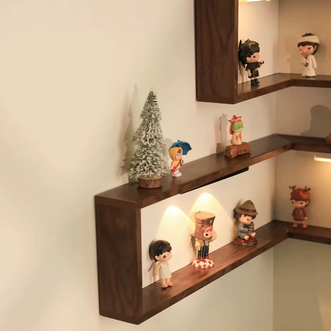 Floating Design Corner Wall Shelf - Image 2