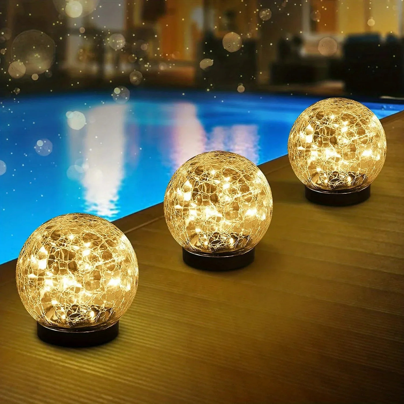Solar-Powered Glass Ball Magical Garden Light - Image 4