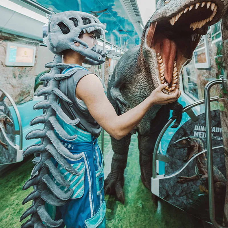 Dinosaur Fossil Armor Costume - Image 4