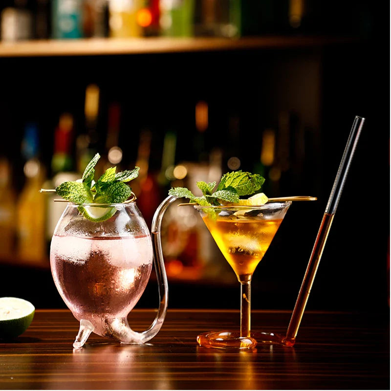 Creative Geometric Wine & Cocktail Glasses - Image 4