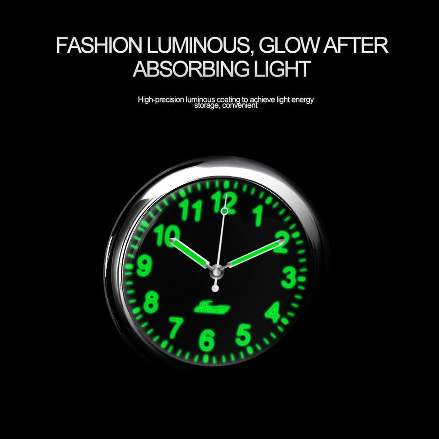Stick-On Car Dashboard Luminous Clock - Image 3