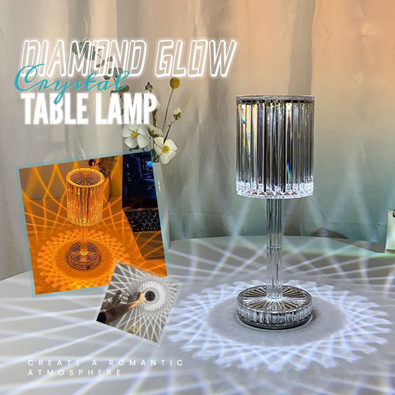 Diamond Glow Acrylic Touch Table Night Lamp - Image 6