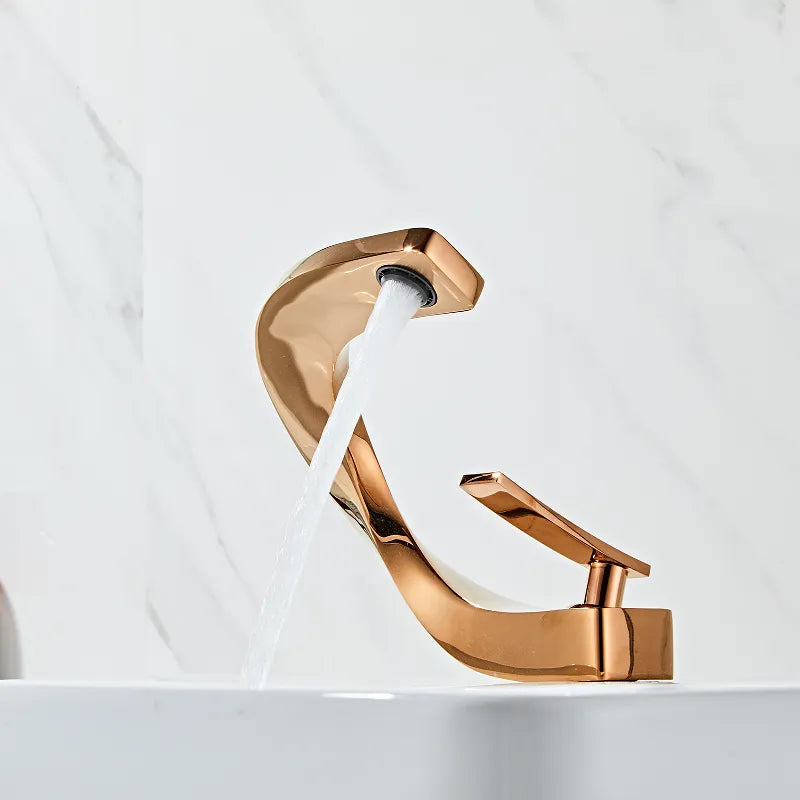 Nordic Arch Artistic Deck Mounted Faucet - Image 3