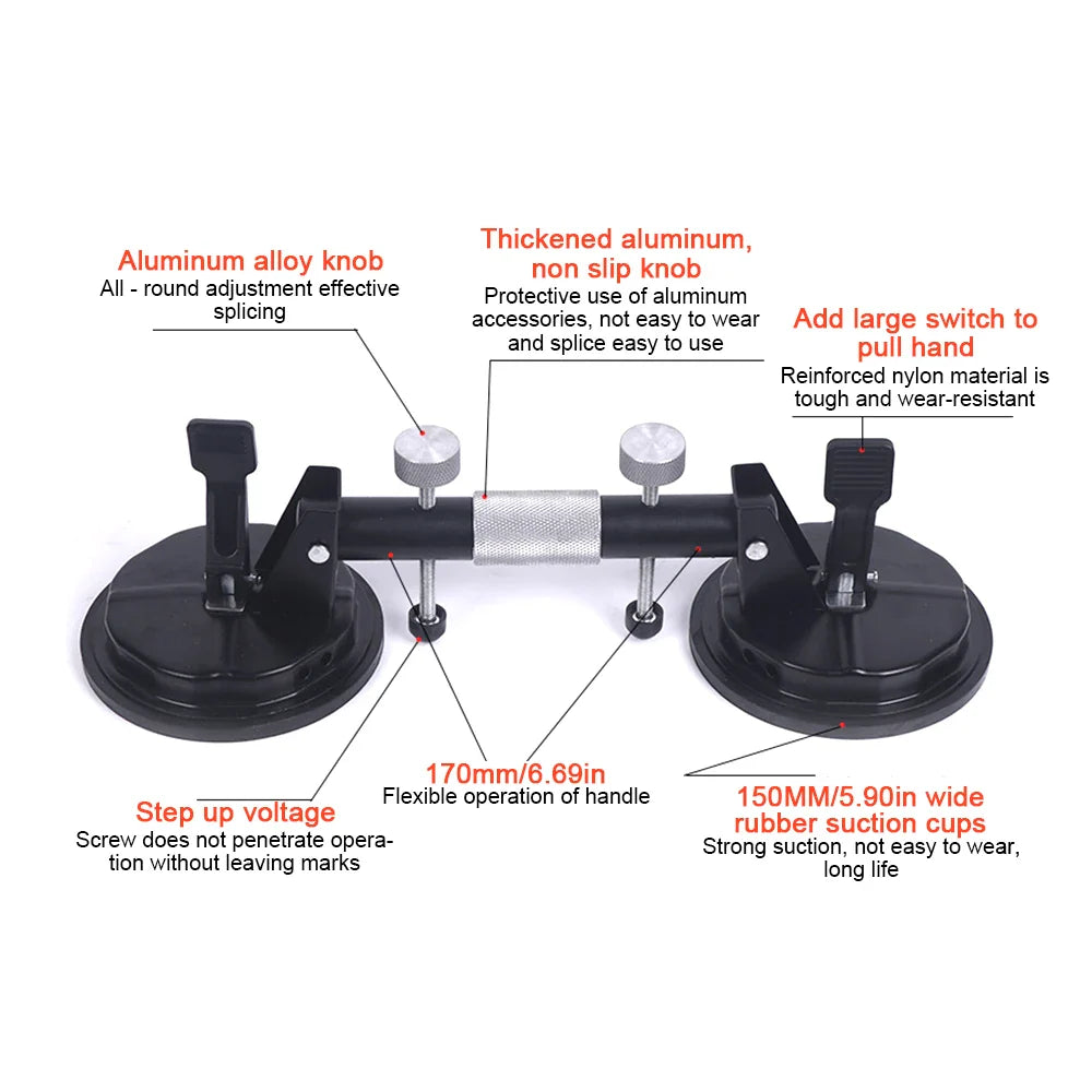 Granite Installation Adjustable Vacuum Suction Cups - Image 5