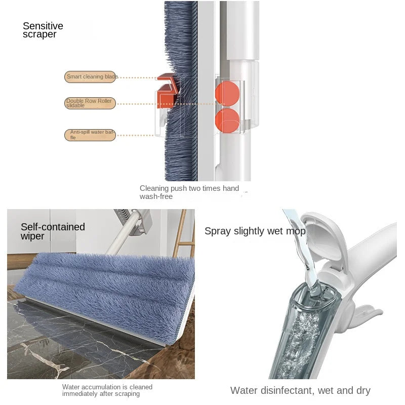 Lazy Hands-Free Cleaning Water Spray Mop - Image 2