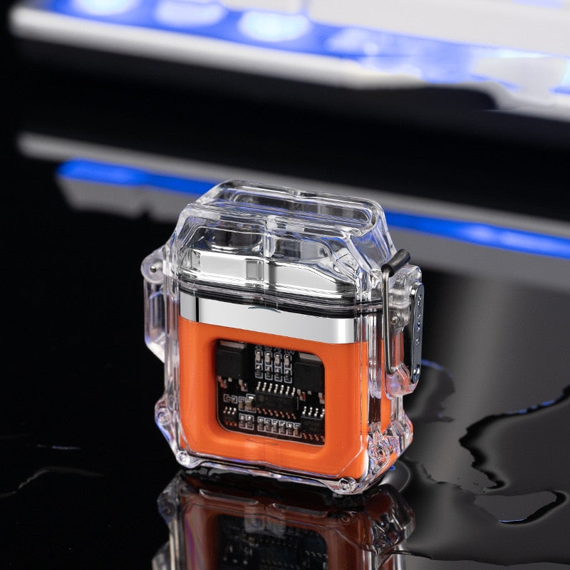 Prismatic Rainbow Windproof Double Arc Lighter - Image 6