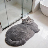 Chubby Cat Quick Dry Bath Mat - Image 6