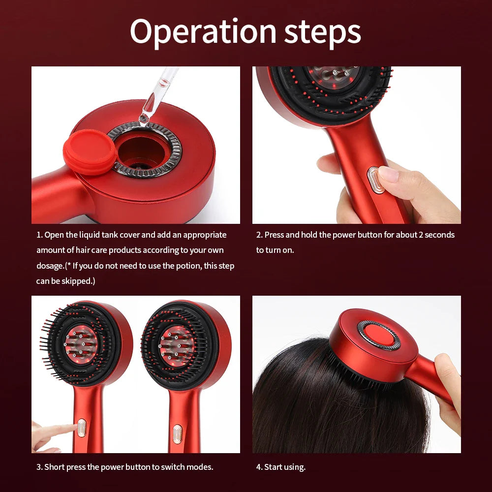 Red Light Revival Electric Scalp Massage Comb - Image 7