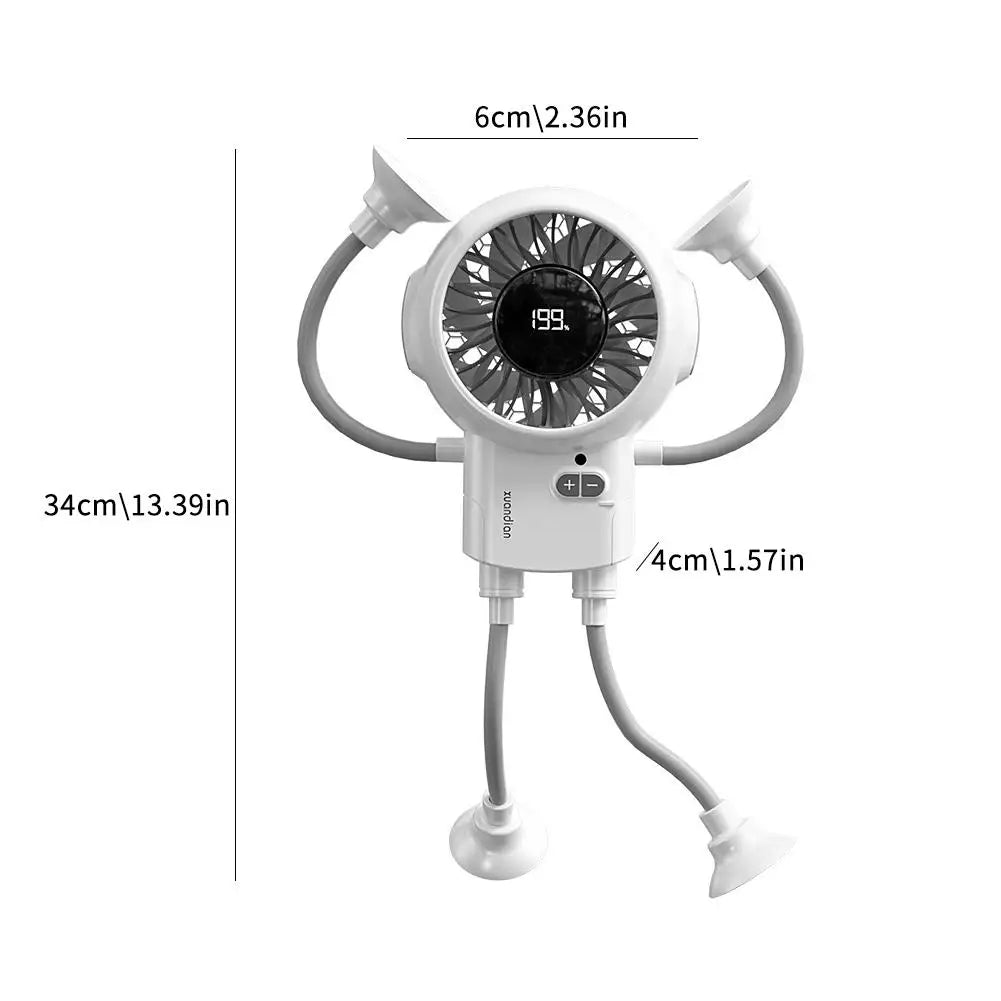Flexible Arm Adjustable Powerful Cooling Fan - Image 5