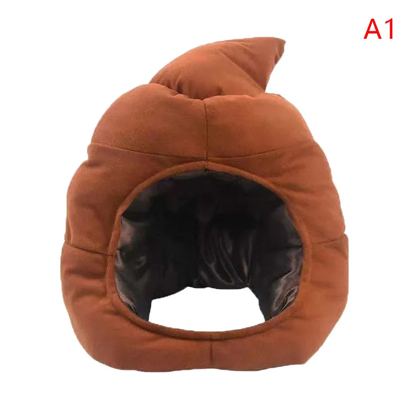 Funny Fake Poop Emoji Hat