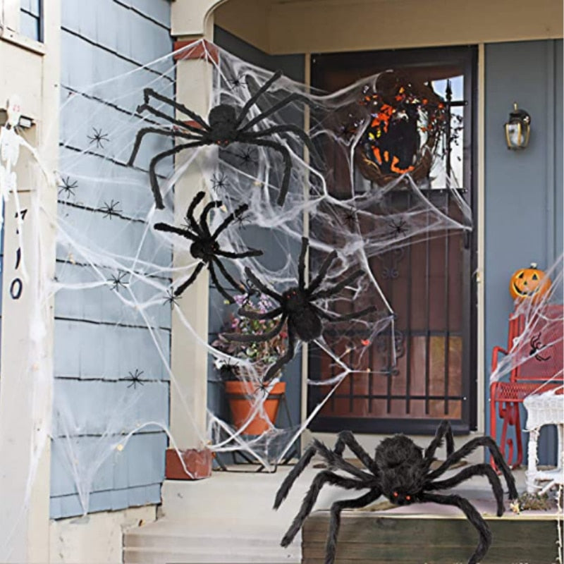 Big Black Spider Halloween Party Decoration - Image 9