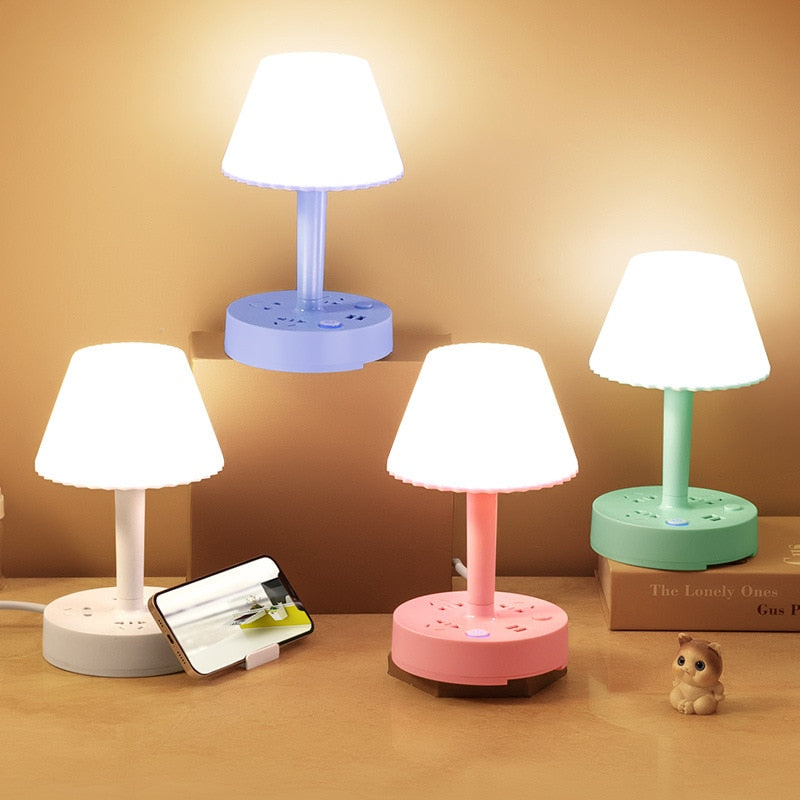 Modern Phone Holder Eye Protection Desk Lamp - Image 1