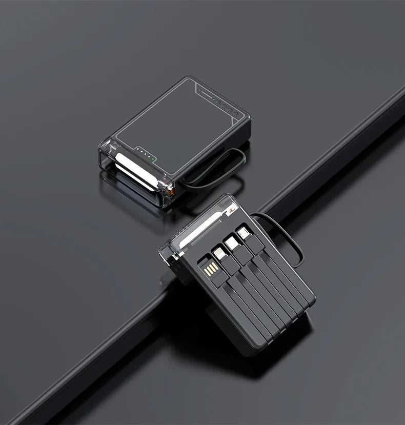 Mini Cute Built-in Cable LED Powerbank - Image 8