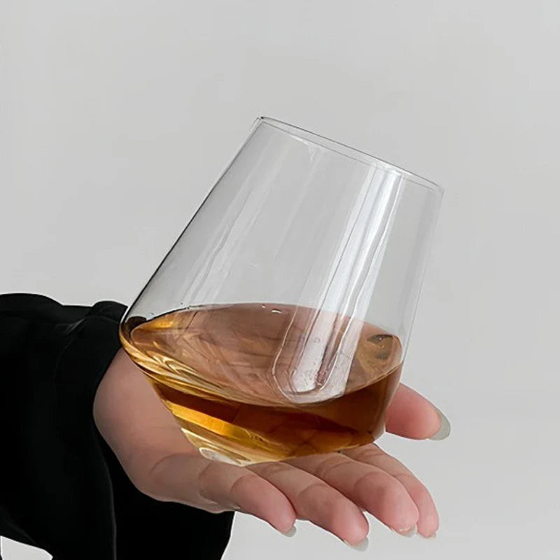 Tilted Base Whiskey Rocking Glass - Image 3